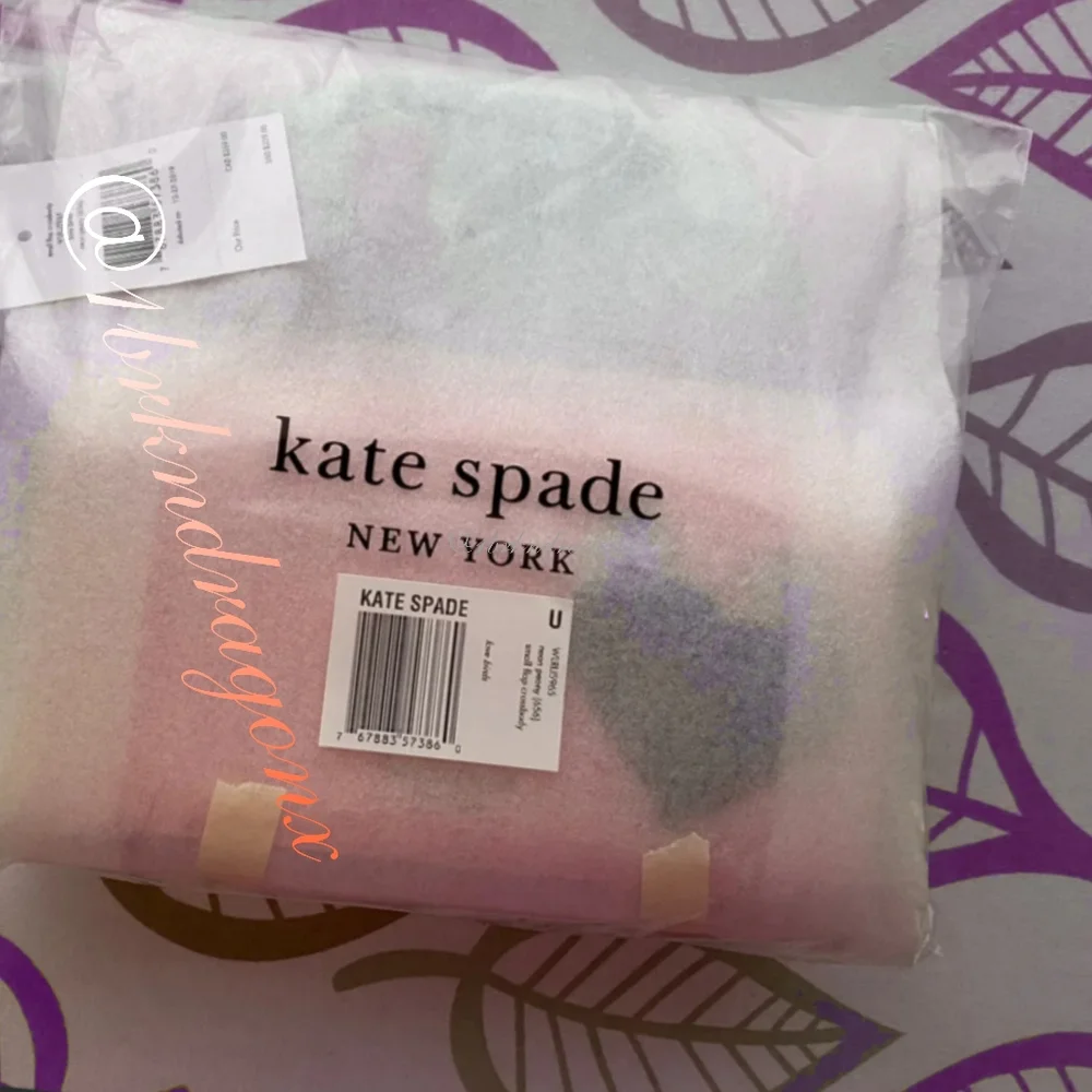 NWT Baby Pink Love Birds Crossbody Kate Spade New York Love Bag Chain Strap - Picture 12 of 16